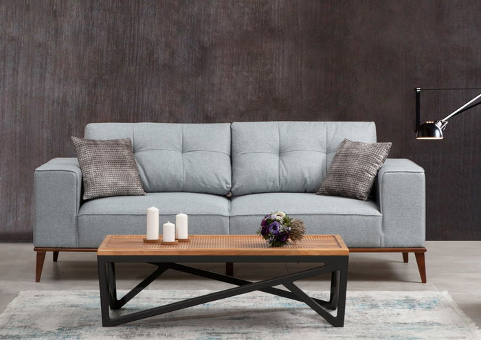Atelier Del Sofa Montana 3 Seater Sofá Cama Gris 223cm